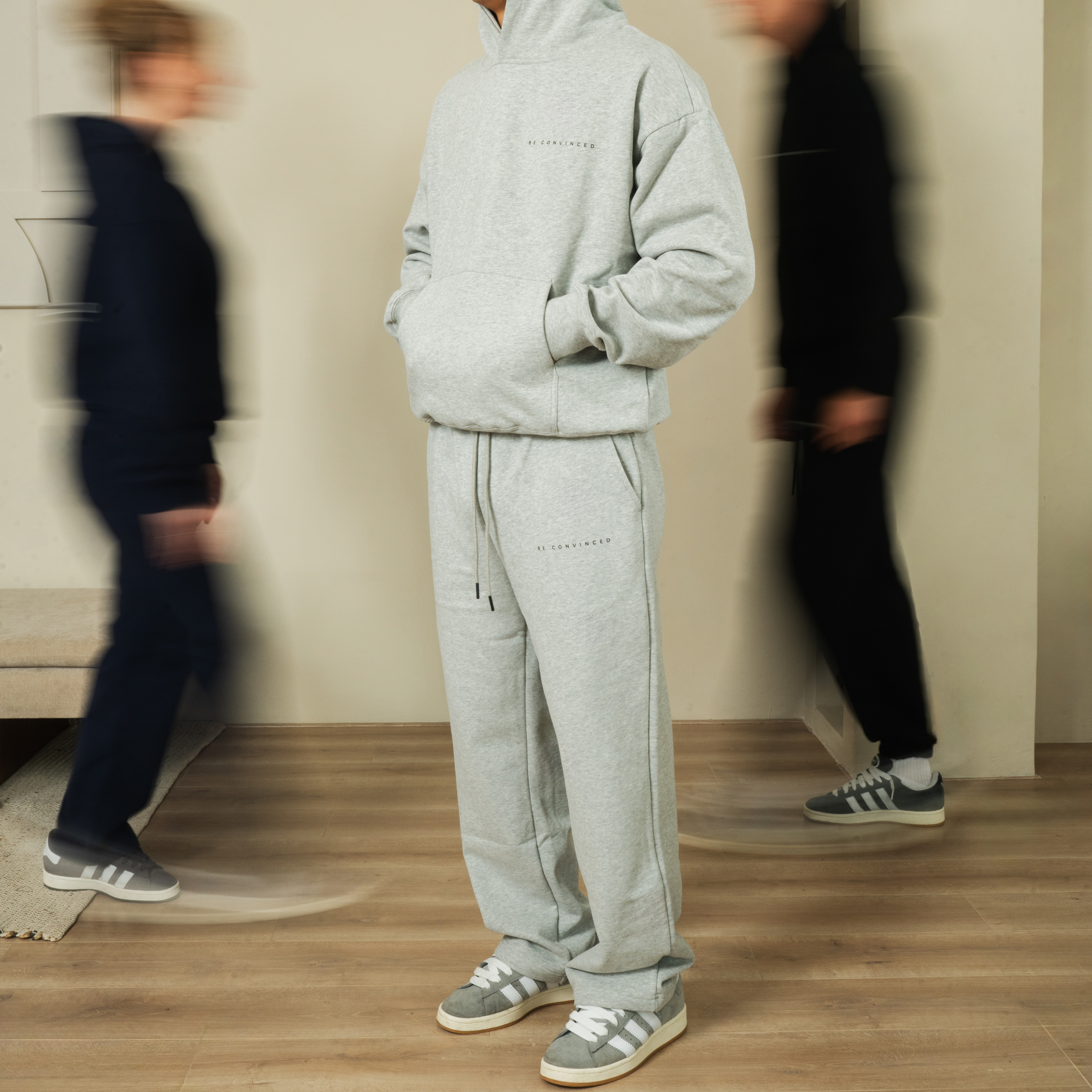 Sweatpants Straight Leg Grey